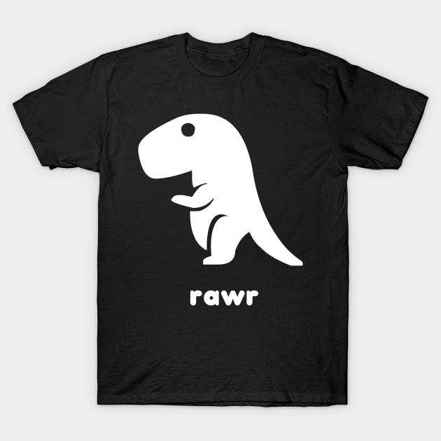 Tiny Dinosaur Goes Rawr T-Shirt by CeeGunn